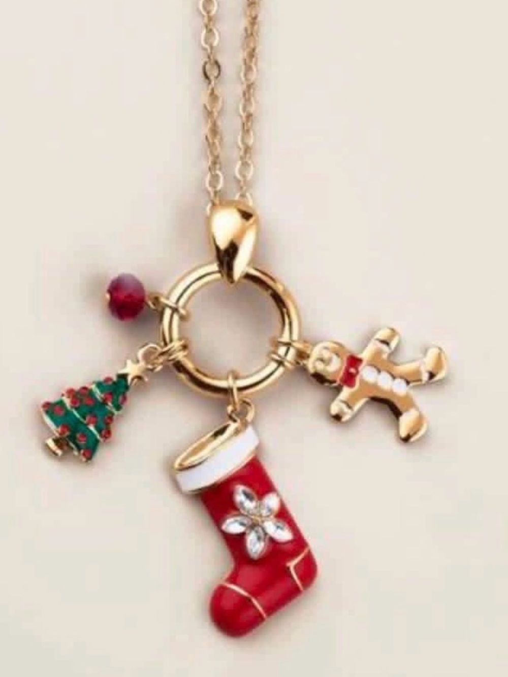 Christmas Charm Necklace